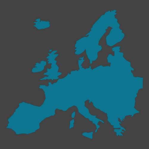 Silhouette of Europe